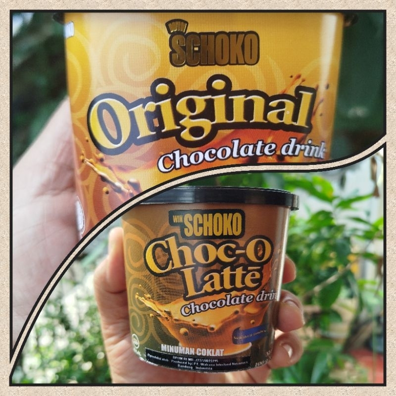 

SCHOKO Choc-O Latte & Original Chocolate Drink Kemasan 100gram