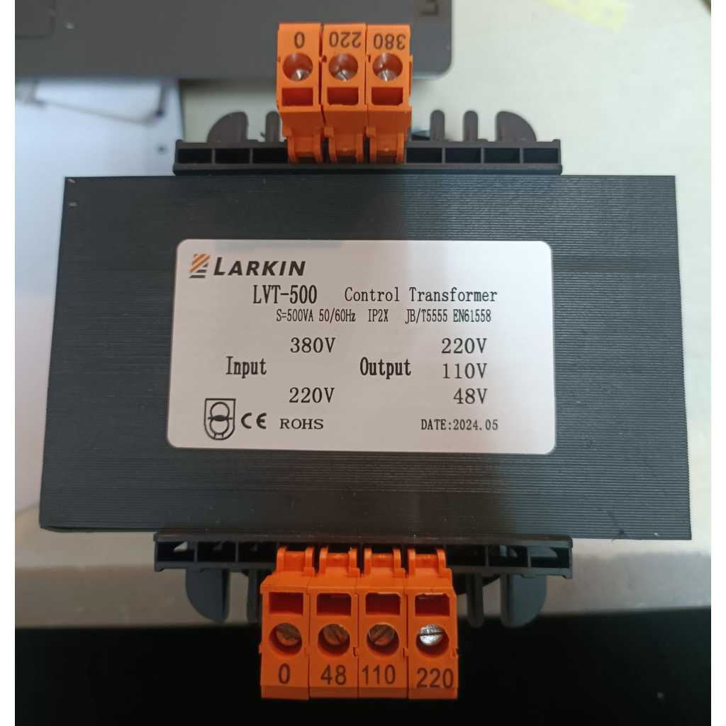 Trafo Step Down Larkin 500VA 500 Watt output 220V 110V 48V 36V 24V 12V Original