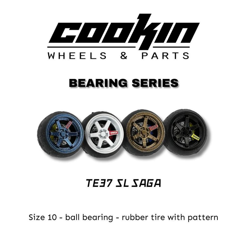 COOKIN BEARING CX9 RAYS TE37 SL 10mm HIGH DETAILING Diskbreak+Bearing ROLLING TERLAMA - CX9A RAYS TE