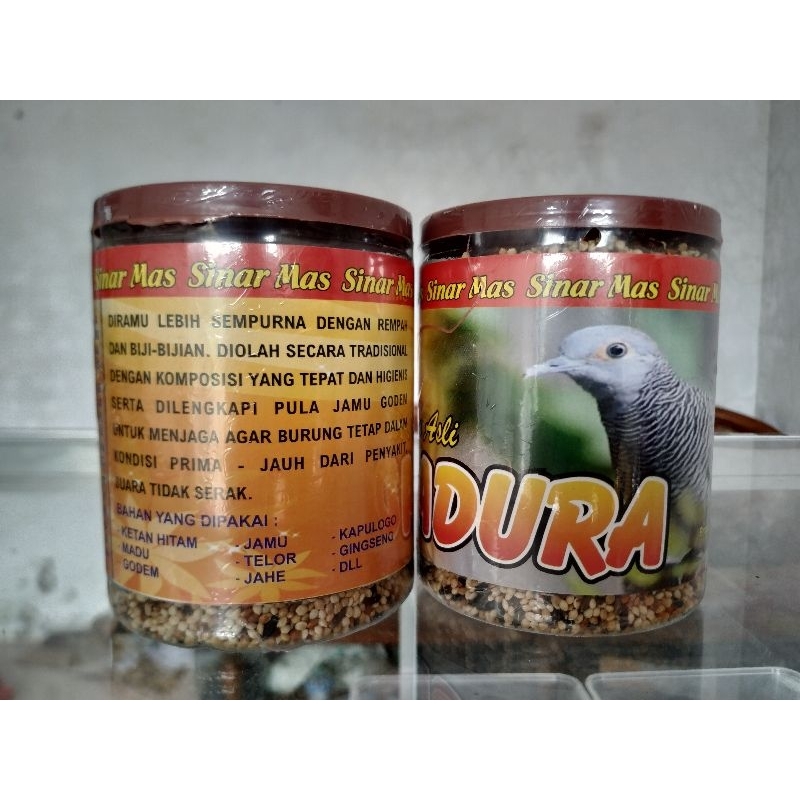 pakan burung perkutut/pakan kutut/milet/pakan burung perkutut madura/pakan perkutut sinar mas ramuan
