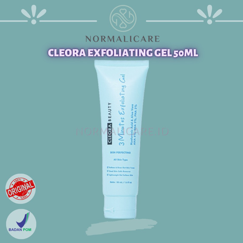 [ READY STOCK ] CLEORA 3 Minutes Exfoliating Gel 50ml MURAH ORI 100% BISA COD | Cleora Face Peeling 