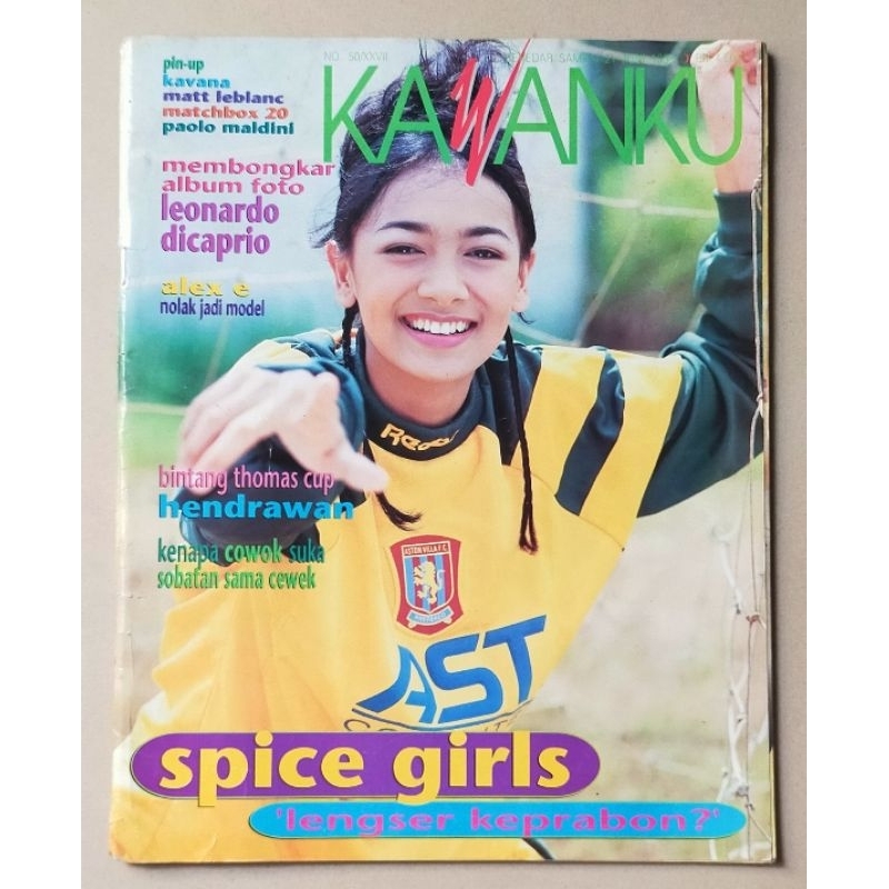 Majalah Kawanku 21 Juni 1998 : Cover Ananda Lontoh - Spice Girls (8 hal) - Dewa 19