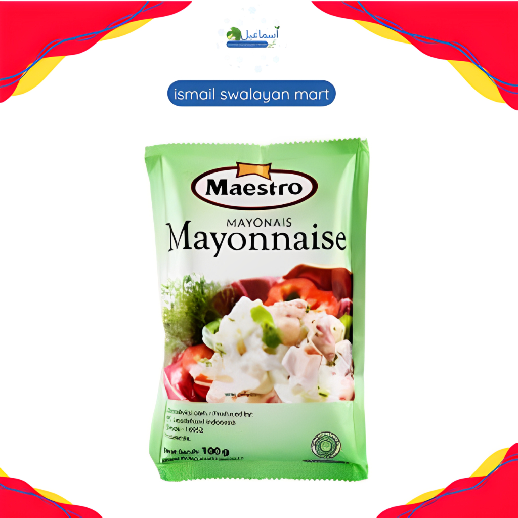 

Maestro Mayonnaise 100 Gram (KECIL) / mayonais / Mayones Murah