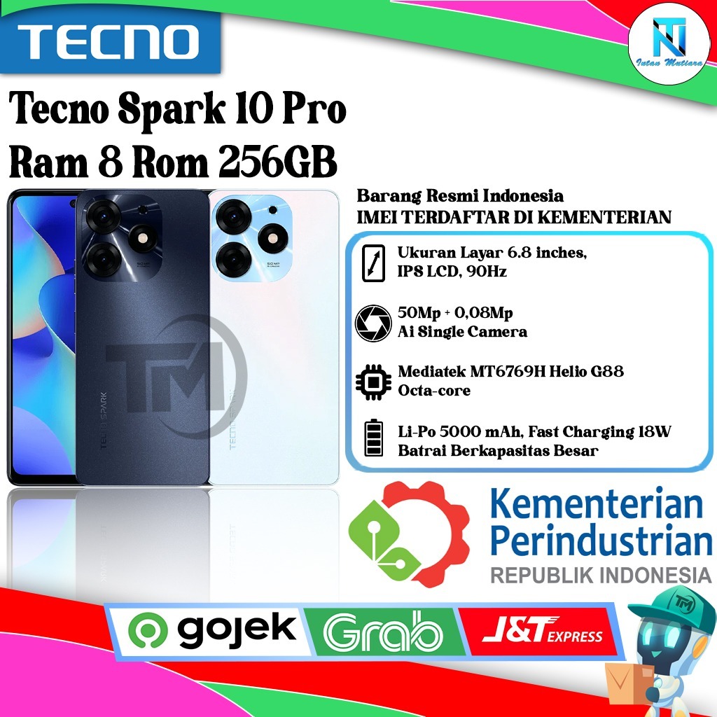 Tecno Spark 10 Pro Ram 8GB Rom 256GB