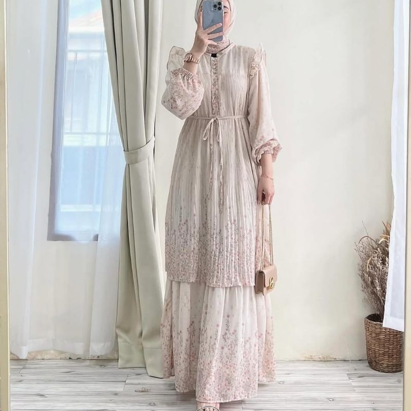 VELISA DRESS PLISKET PREMIUM / GAMIS BUSUI /GAMISRAYA /RAYADRESS