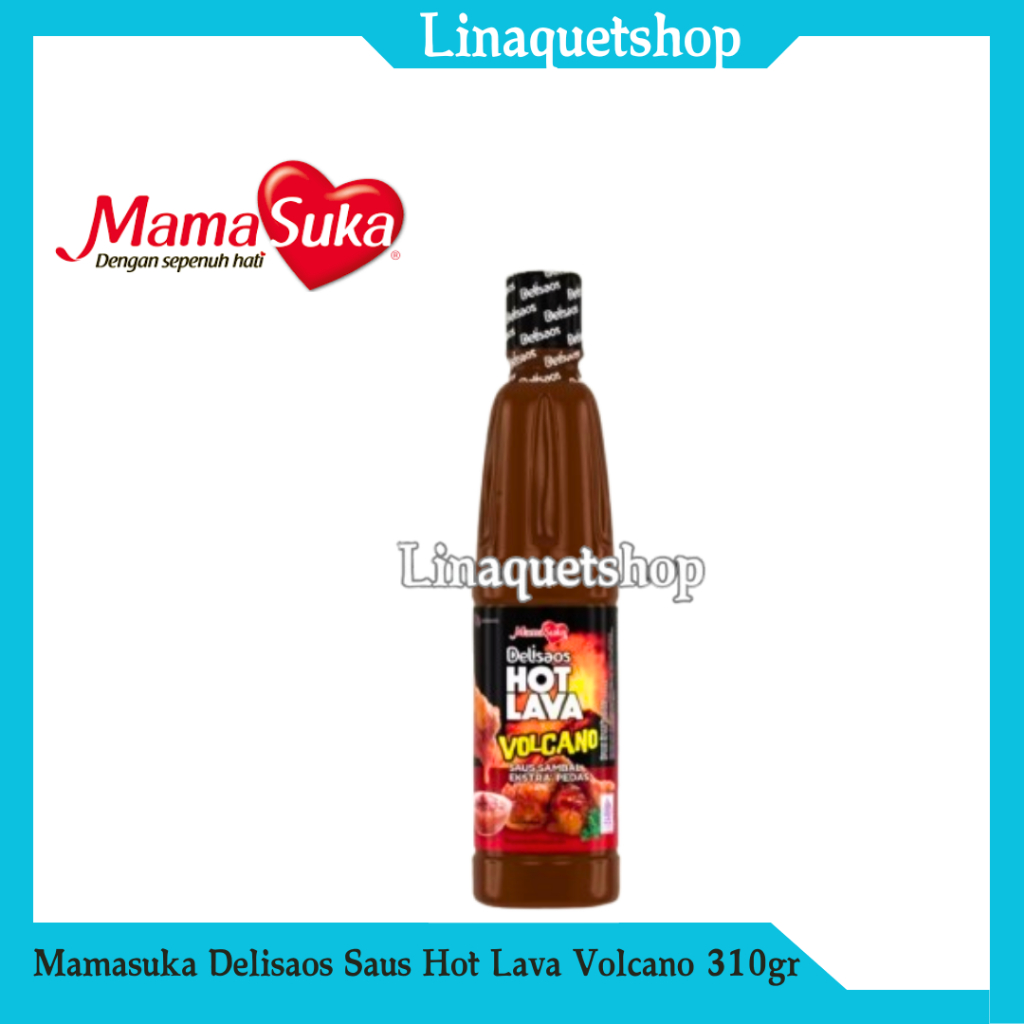 

MAMASUKA Delisaos Saus Sambal Extra Pedas Hot Lava Volcano 310gr
