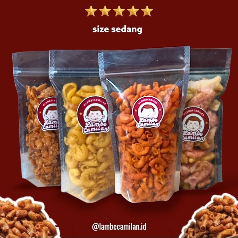 

Camilan Pedas & Asin Size Sedang By Lambecamilan