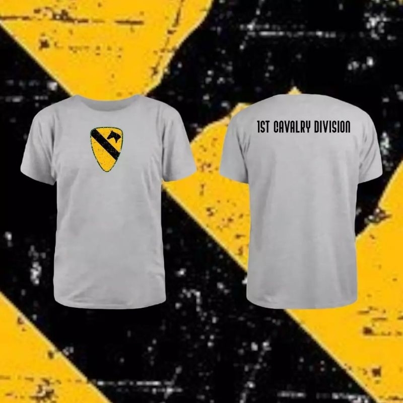Kaos US ARMY T Shirt Military Design "1st CAVALRY DIVISION"