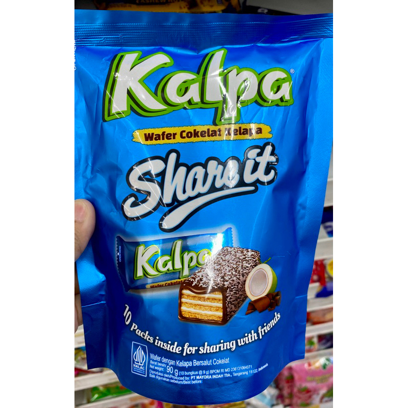 

Kalpa Wafer Cokelat isi 10