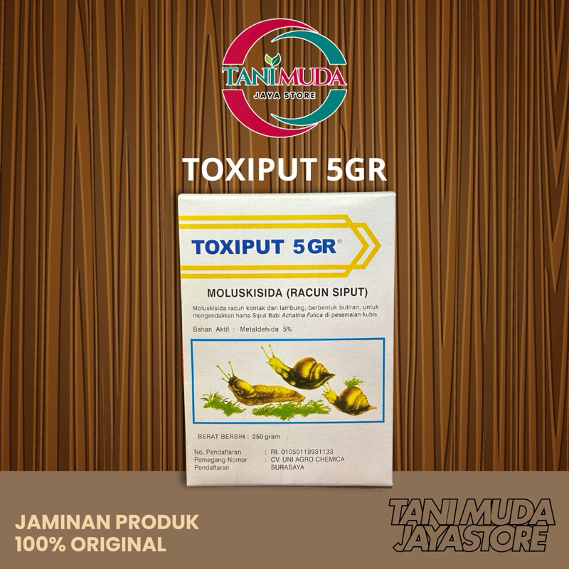 TOXIPUT 5GR 250GRAM MOLUSKISIDA