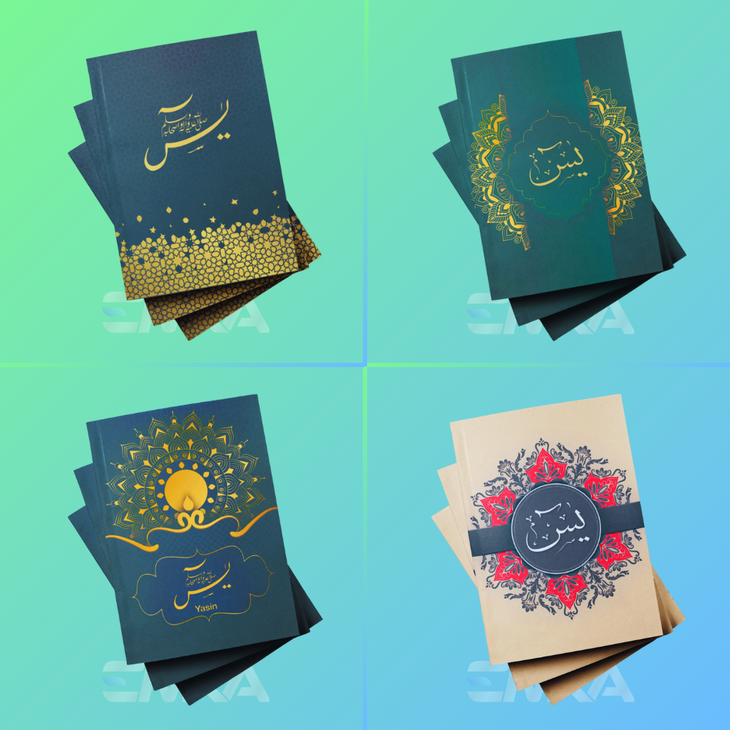 Buku Yasin dan Tahlil Custom Lengkap Foto Almarhum Souvenir 40 1000 Hari