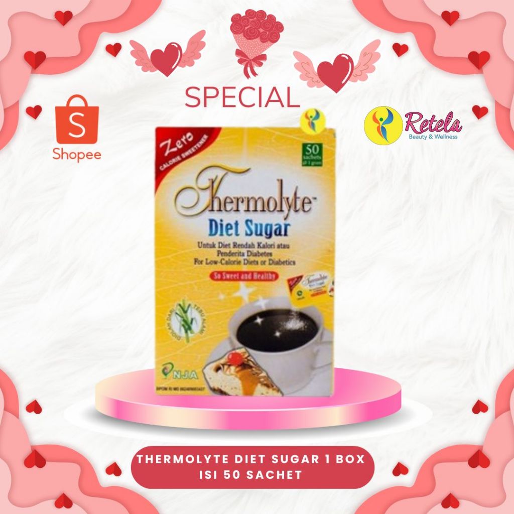 

THERMOLYTE DIET SUGAR 1 BOX ISI 50 SACHET