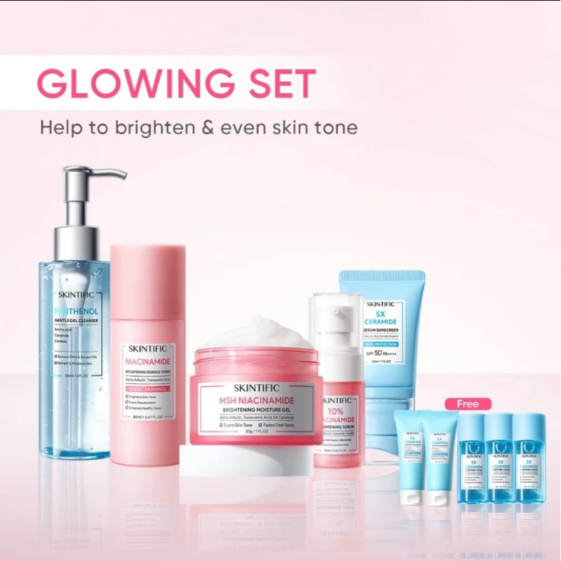 Skintific glowing set