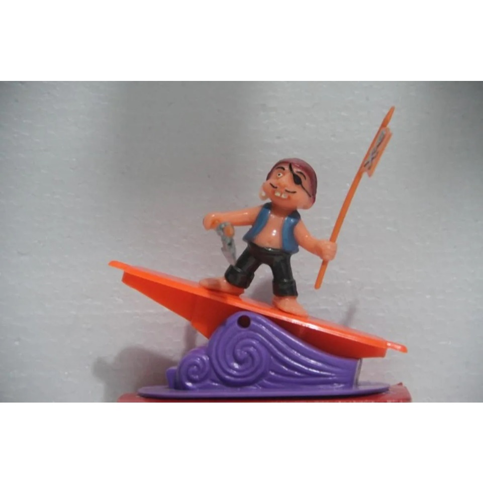 Bajak laut veny's action air, Ornamen bajak laut naik rakit, dekorasi aquarium bajak laut, hiasan aq