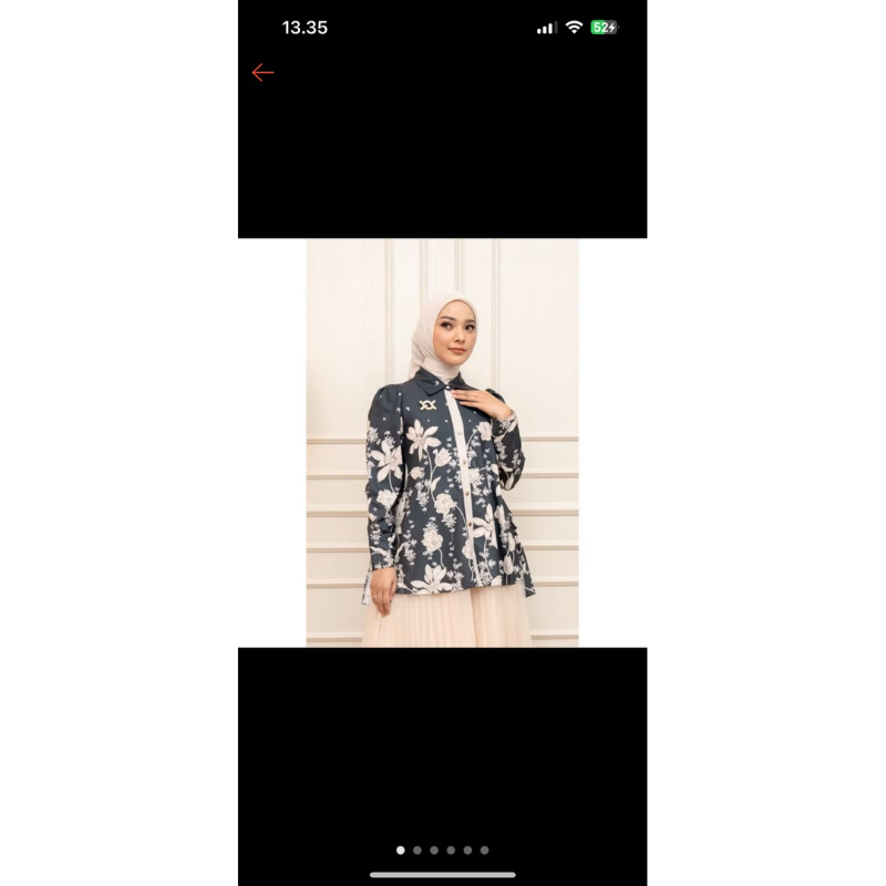 Magnolia shirt wearing klamby Preloved PL WK sz L