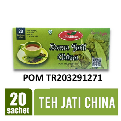 

GHOLIBAN TEH CELUP DAUN JATI CINA 20 SACHET