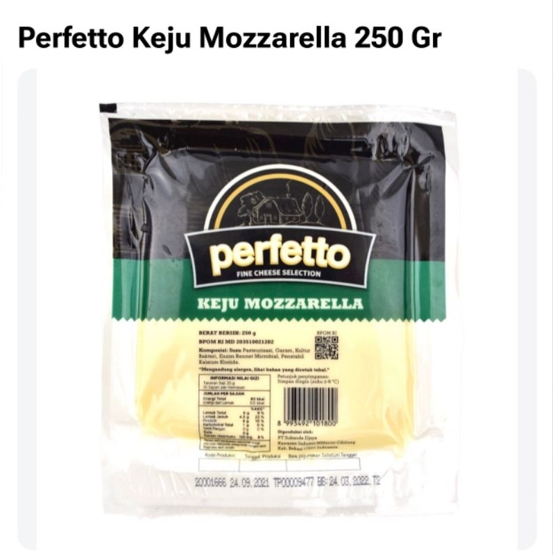 

Perfetto Mozarella Cheese 250 g