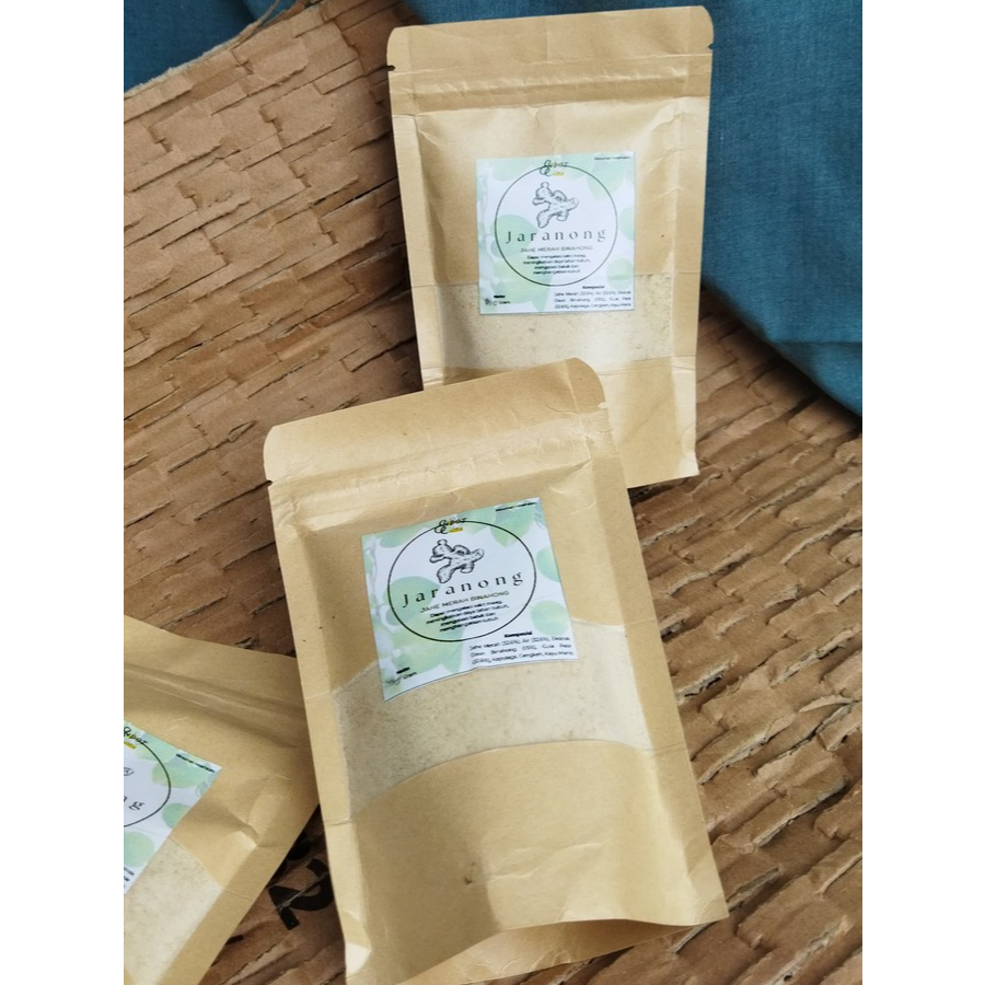 

Jahe Merah Original (JARANAL) dengan Low Ginger Taste - 100 Gr