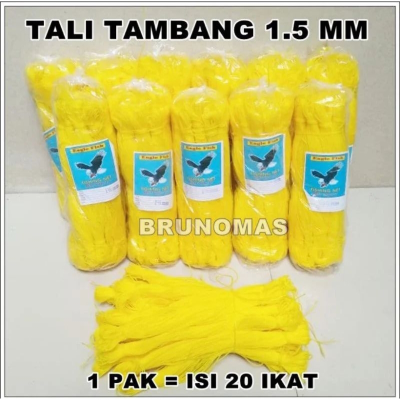 

Tali Tambang 1,5mm (ECER) / tali tampar 1mm / Tampar Plastik Buat Pasang Keramik / Benang