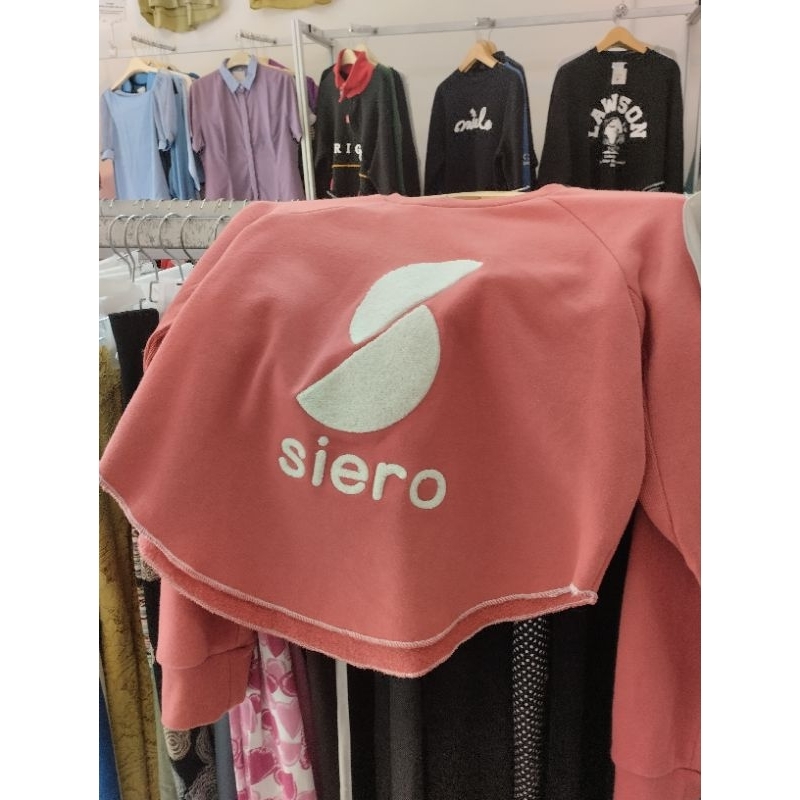 Siero Sweater Pink Abu-abu