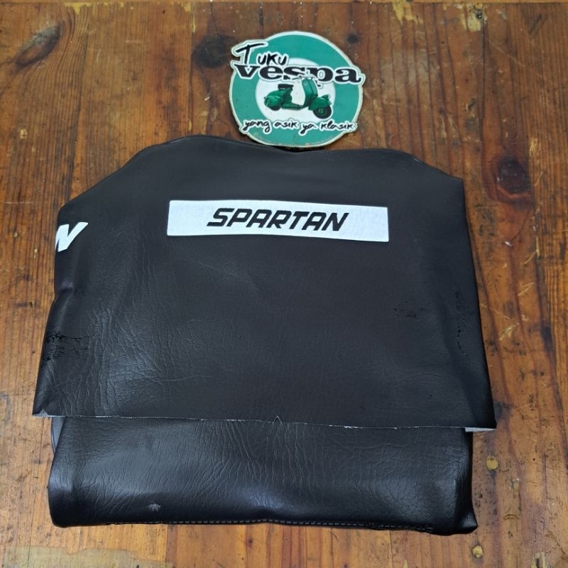 kulit cover jok vespa spartan mirip original
