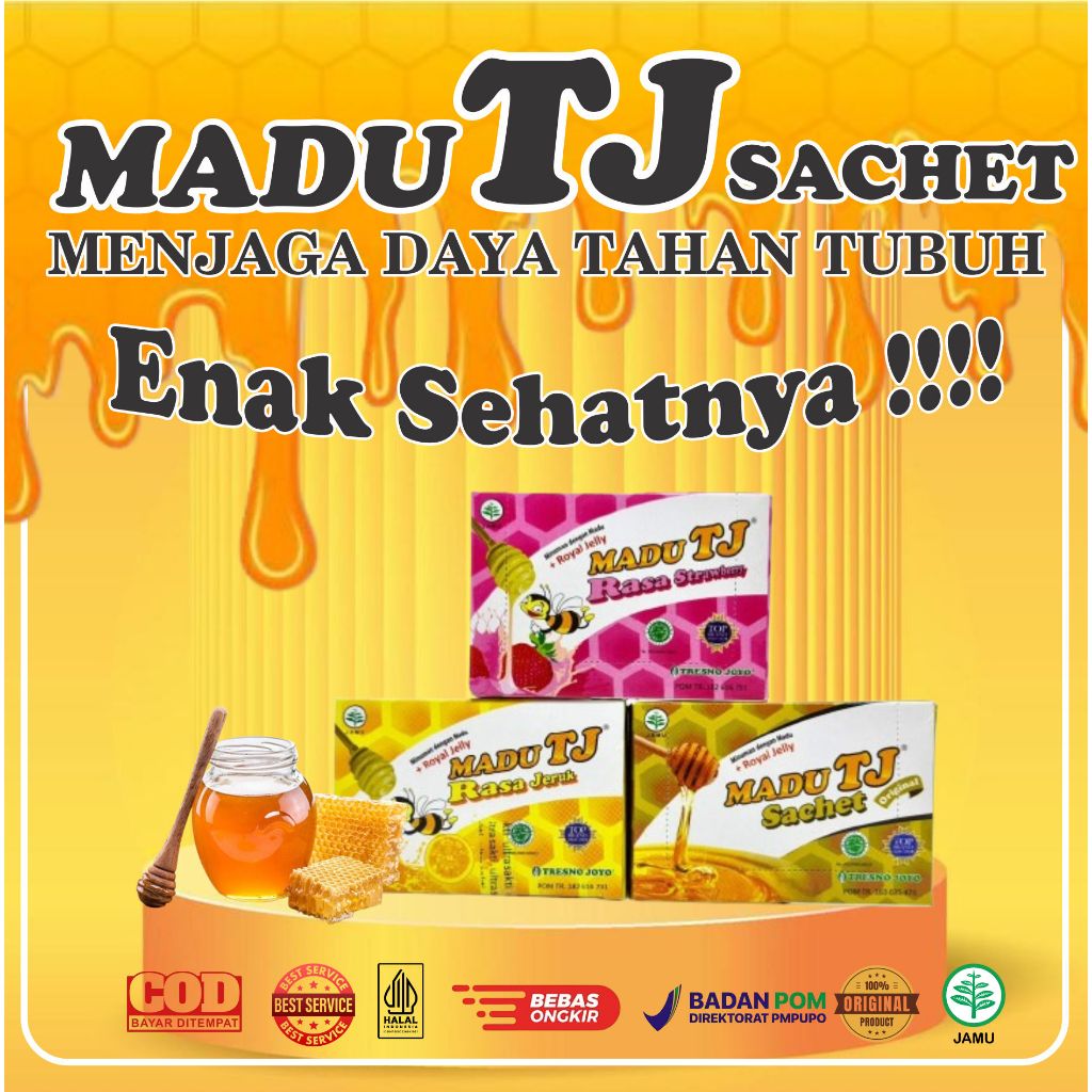 

MADU TJ SACHET 1 BOX ISI 12 SASHET, MADU URAY STICK ISI 10,TJ SACHET ISI 12 , MADU SASHET