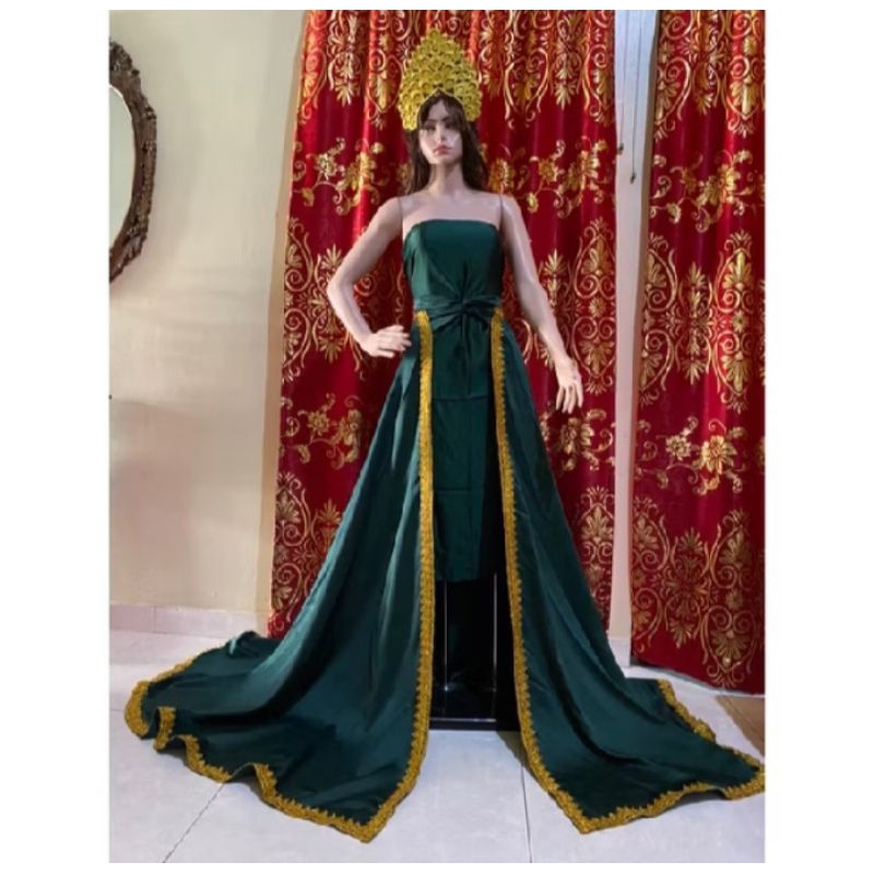 READY ekor gaun bahan satin