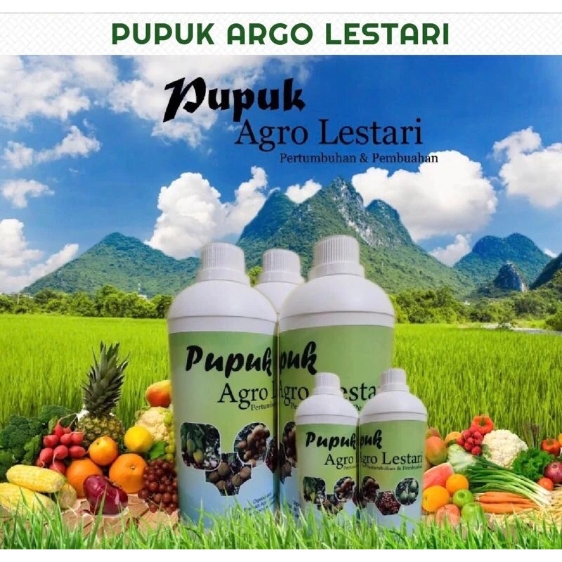 Pupuk Agro Lestari Kemasan 500 ML, 1 LITER / Pupuk Penyubur Perangsang dan Pelebat Buah