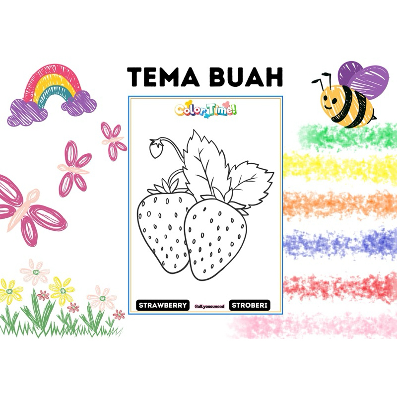 

Kertas Mewarnai - Coloring - TK/PAUD