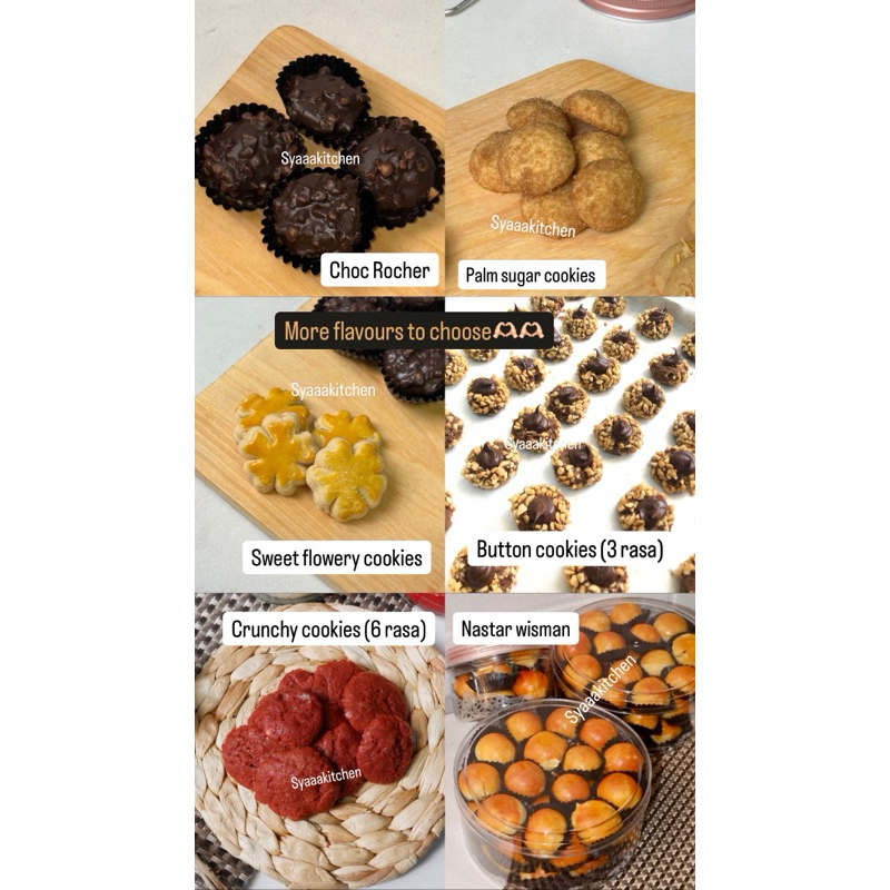 

Varian cookies kue kering hampers lebaran