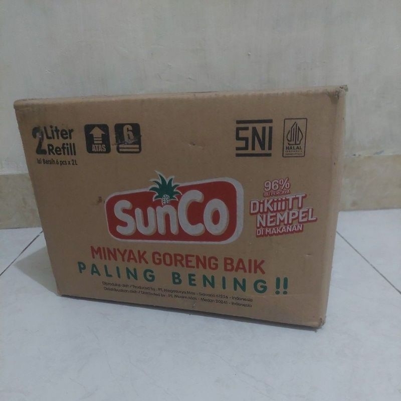 

Sunc minyak 2 liter 1 dus