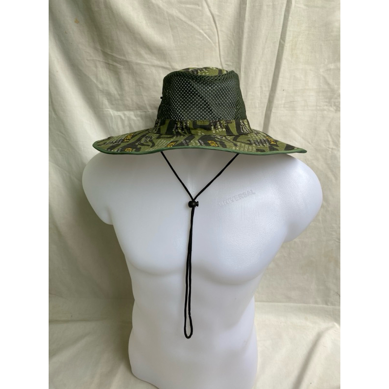 Bucket Hat Topi fashion Loreng Woodland Korea