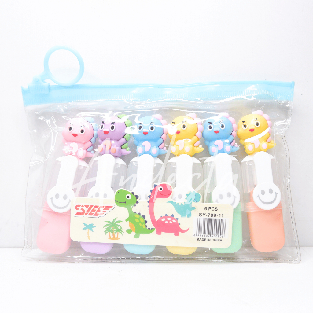 

DJB - Stabillo Highlighter Isi 6pcs Motif Karakter Unicorn dan Dino/ Stabilo