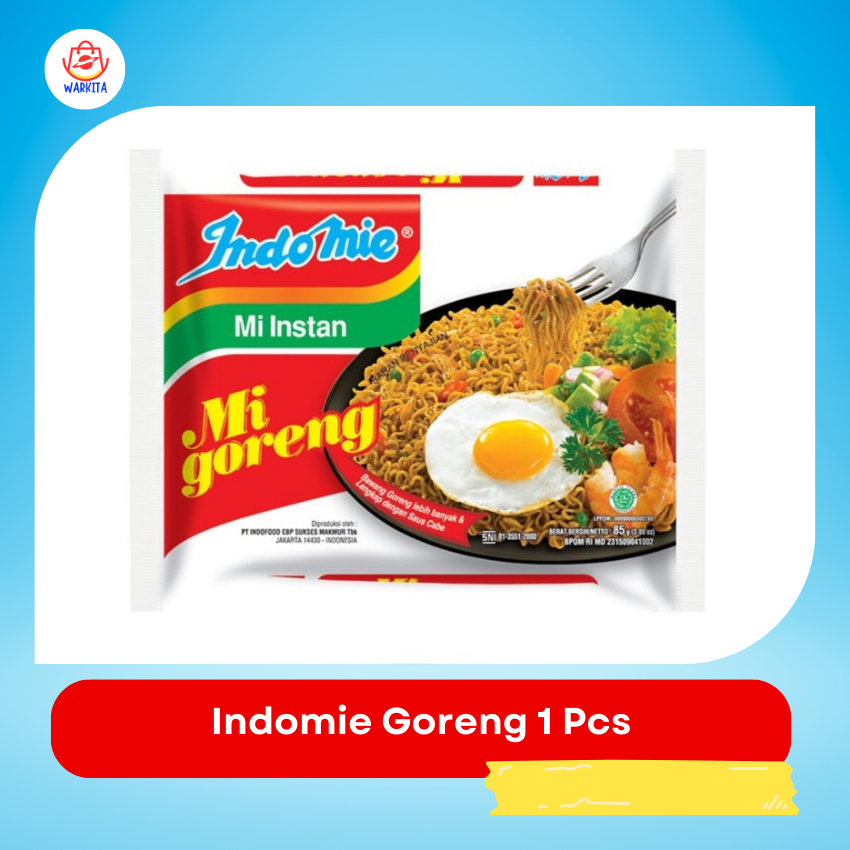 

Indomie Mi Goreng 1 Pcs (85 Gram)