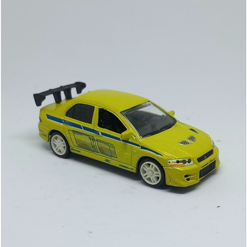 racing champions ertl 2002 mitsubishi lancer evolution vii the fast and the furious loose diecast 1/