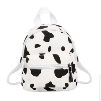 Tas Ransel Wanita Mini Motif Sapi Tas Ransel Modis Tas Anak-anak Korean Style