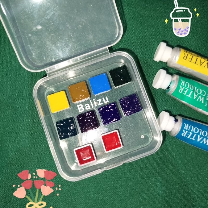 

Marie's Masters Watercolor Tube Share In Mini Pan 10 Warna