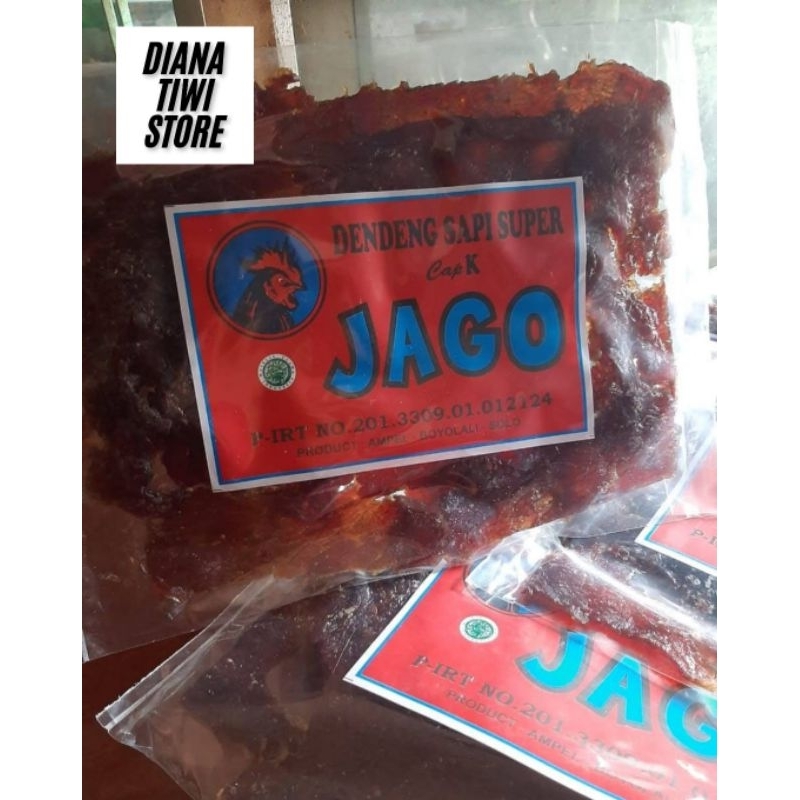 

dendeng sapi super cap k jago 250 gram dendeng sapi cap kepala jago 250 gram