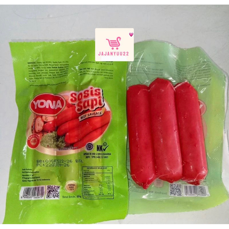 

SOSIS YONA SOSIS SAPI ISI 3pcs