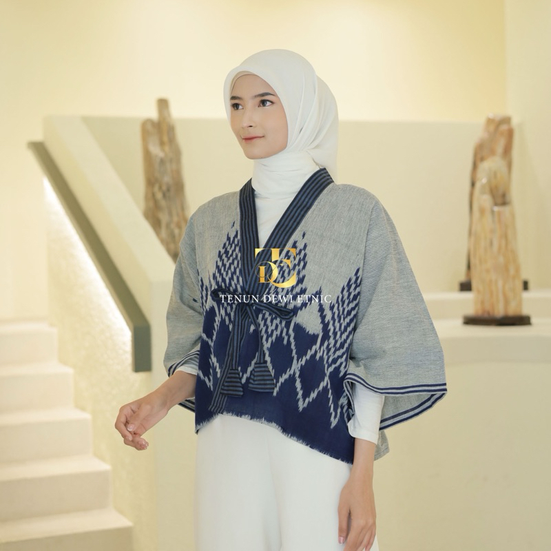 [TENUN ETNIK] Kimono Tenun Baju Tenun Outer Tenun Blazer Tenun Etnik Atasan Wanita