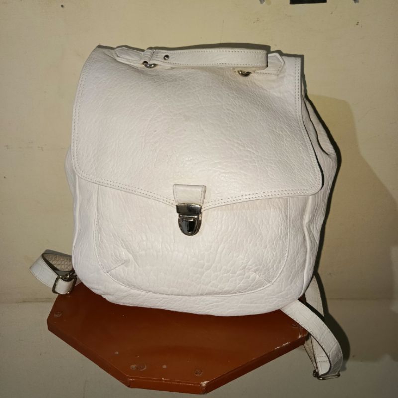 TAS RANSEL WANITA KULIT PRELOVED BRANDED