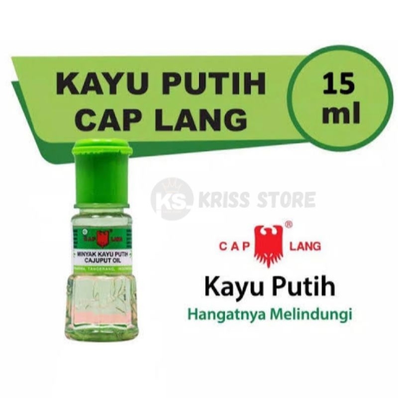 Minyak Kayu Putih Cap Lang 15ml | MKP Cap Lang 15 ml