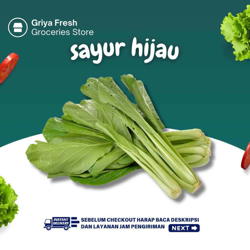 

Sayur Hijau Fresh 250 gram - Kirim Instant