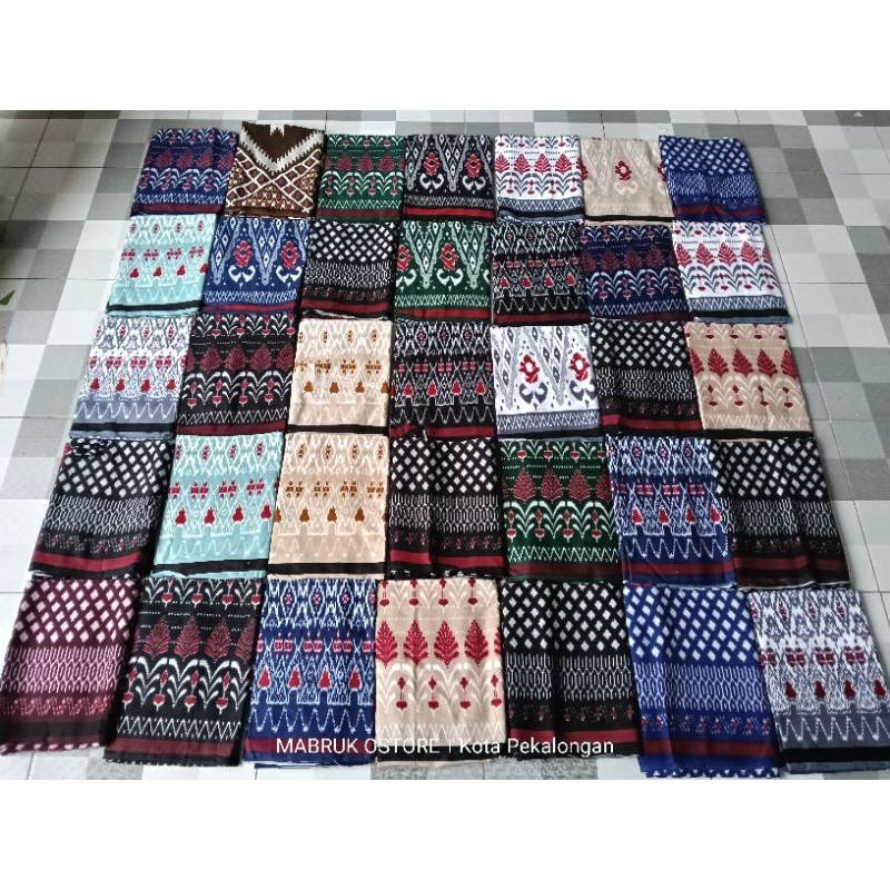 SARUNG GOYOR PRINTING CAP BOTOL JAVA, BOTOL BANDARIA, BIN SYECH, BOTOL ZAITUN, KING HUSAIN SARUNG KL