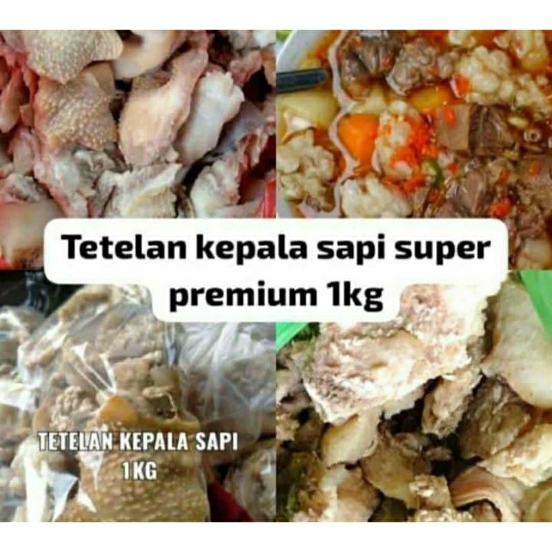 

Kepala sapi Tetelan 1 kg premium