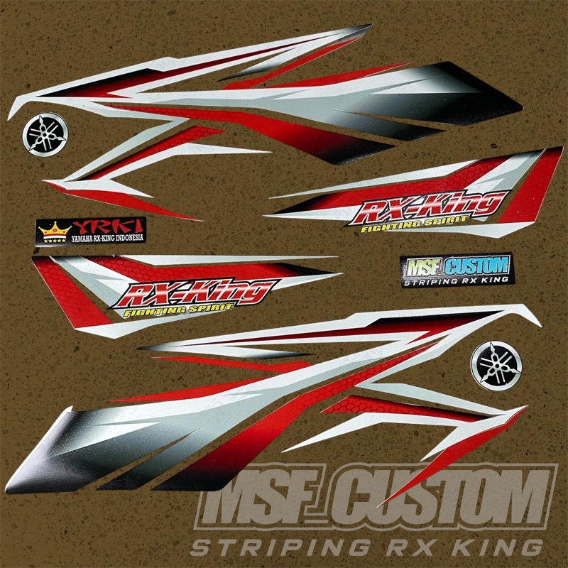 Striping Rx King transparan || Striping Rx King 2005
