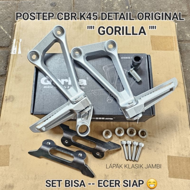 Footstep Foot Step Postep Step Belakang CBR 150R K45 SET Detail original Ori