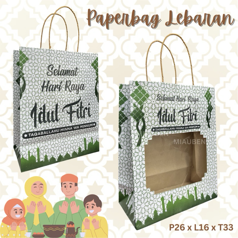 

Isi 5 paperbag mika lebaran tas parsel idul fitri