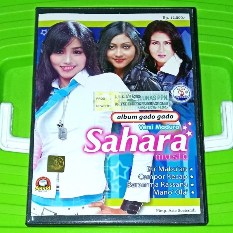 VCD album gado gado Versi Madura Sahara MUSIC Selly Defrika Nia Olivia Meisin A. Soebandi Ira Farame
