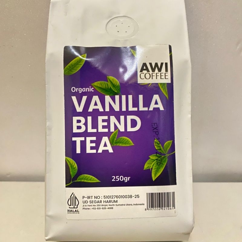 

Vanilla Blend Tea 250gr - Teh Vanilla x awi coffee - Berkah Murah Store